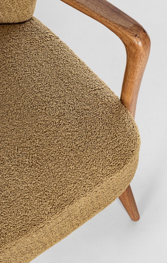 Poltrona vintage marrone-beige Moritz Palm