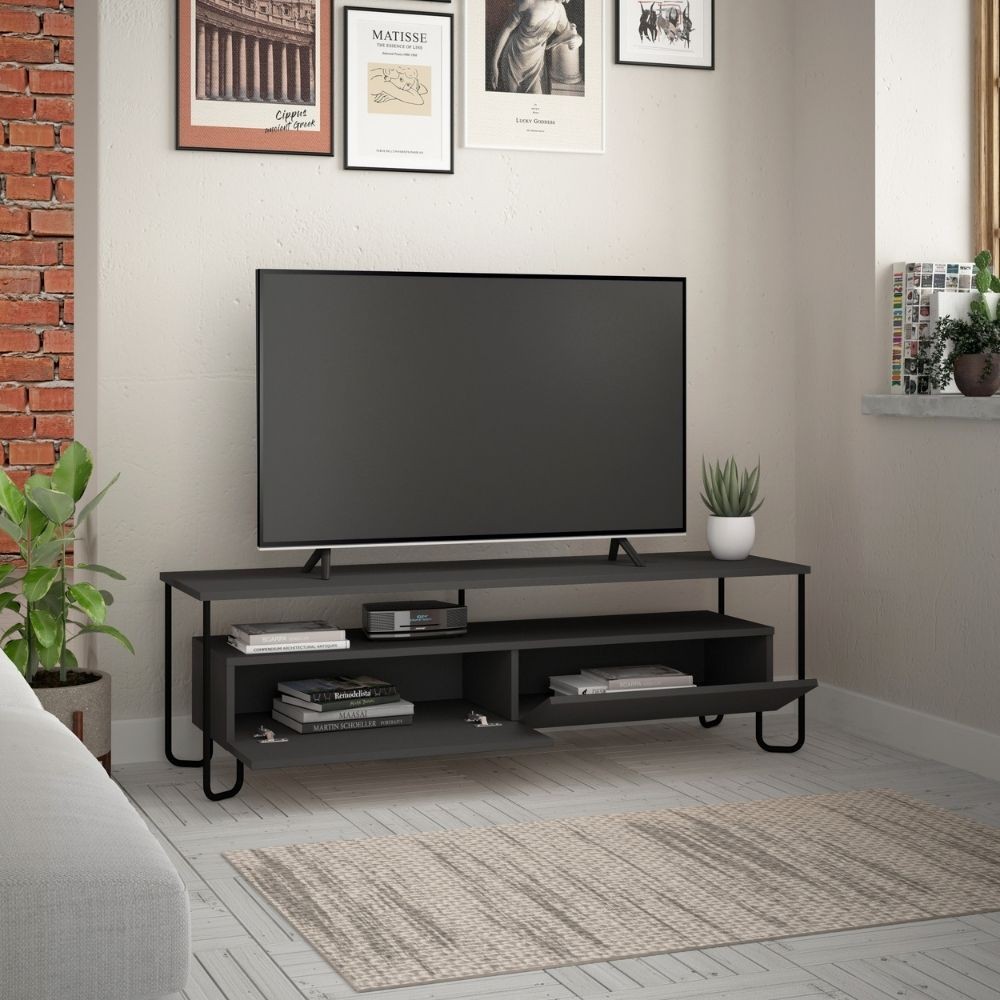 Porta Tv Cornea due ante antracite (CORNEAANTRACITE)