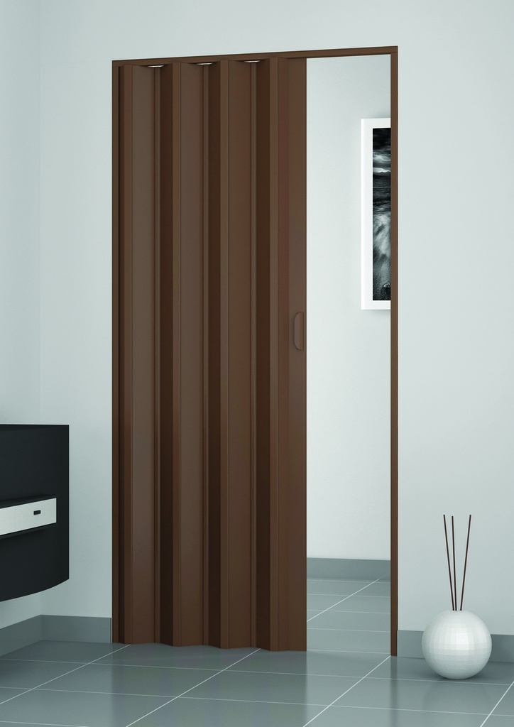 Porta d'arredo interna a soffietto noce - 100x214 cm