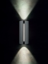 Applique 8W+4W Led 4000K  linea vision  bianco