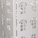 Portaombrelli metallo palazzo bianco quadro cm 15