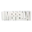 Portaombrelli metallo righe bianco quadro cm 15