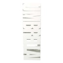 Portaombrelli metallo righe bianco quadro cm 15