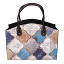 Portariviste ecopelle blu marocco rettangolare cm 33