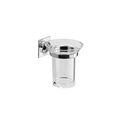 Portaspazzolino cromato in acciaio inox