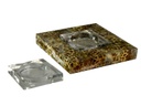 Posacenere maculato quadro cm25x25h4