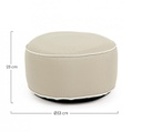 Pouf Rihanna Gonfiabile Beige