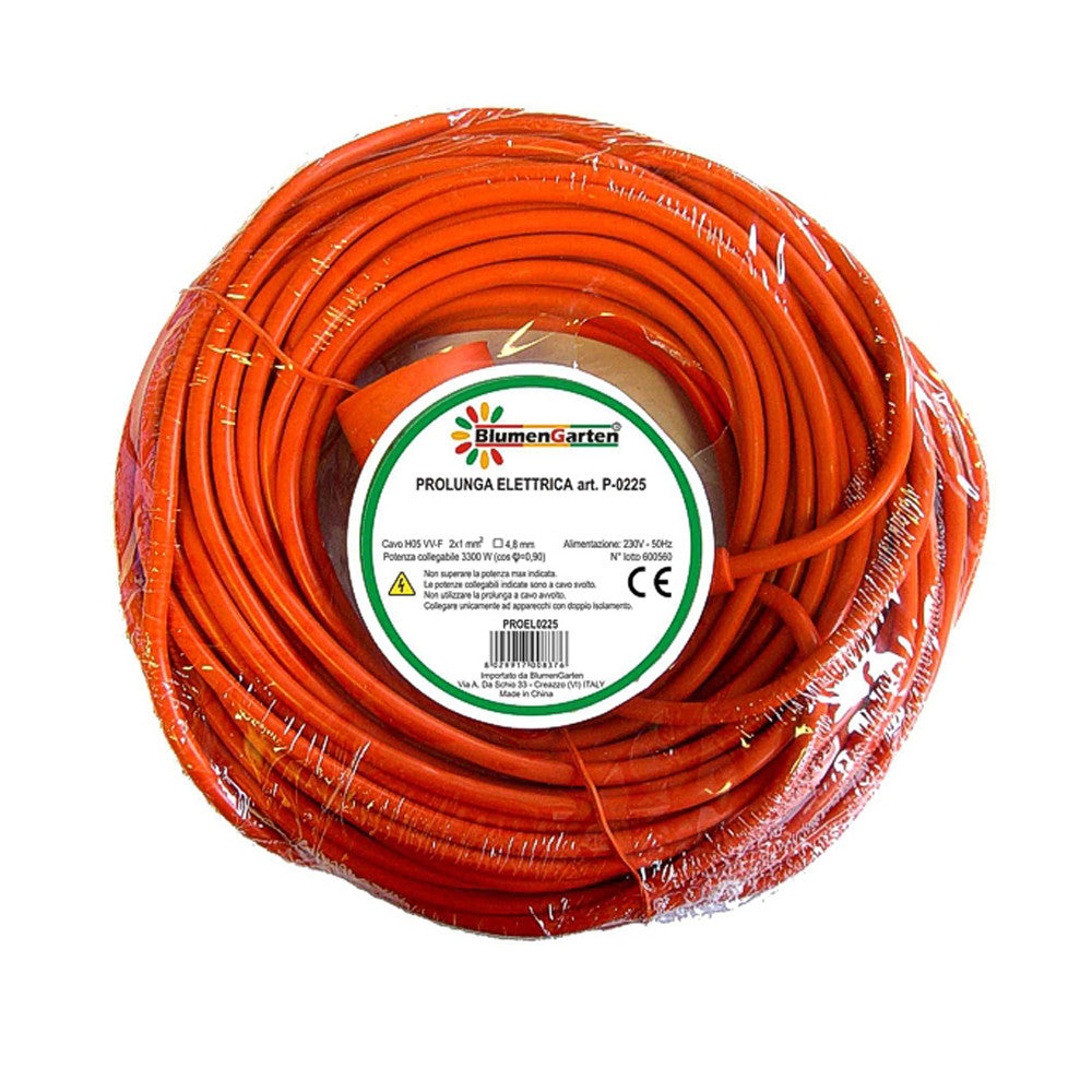 Prolunga elettrica per macchine da giardino 2X1 15MT