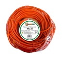 Prolunga elettrica per macchine da giardino esterno 2x1 25MT
