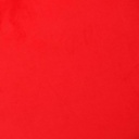 Puff  contenitore tessuto rosso con gambe cm ø40h51