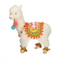 Pupazzo lama tessuto cm 28x11