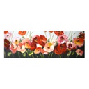 Quadro moderno stampa fiori cm 150 x 50 x 4