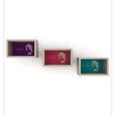 Quadro rettangolare Monroe decorazione murale cm 36 x 18 x 22 h EFFEZ