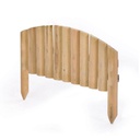 Recinzione in legno ad arco 54 x 47 centimetri per piante Vampiro