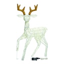 Renna 3D H85cm 160 LED Serie LHC Luci di Natale