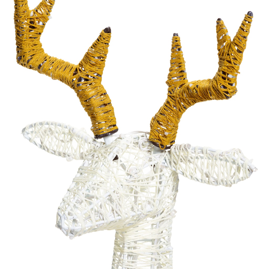 Renna 3D H85cm 160 LED Serie LHC Luci di Natale