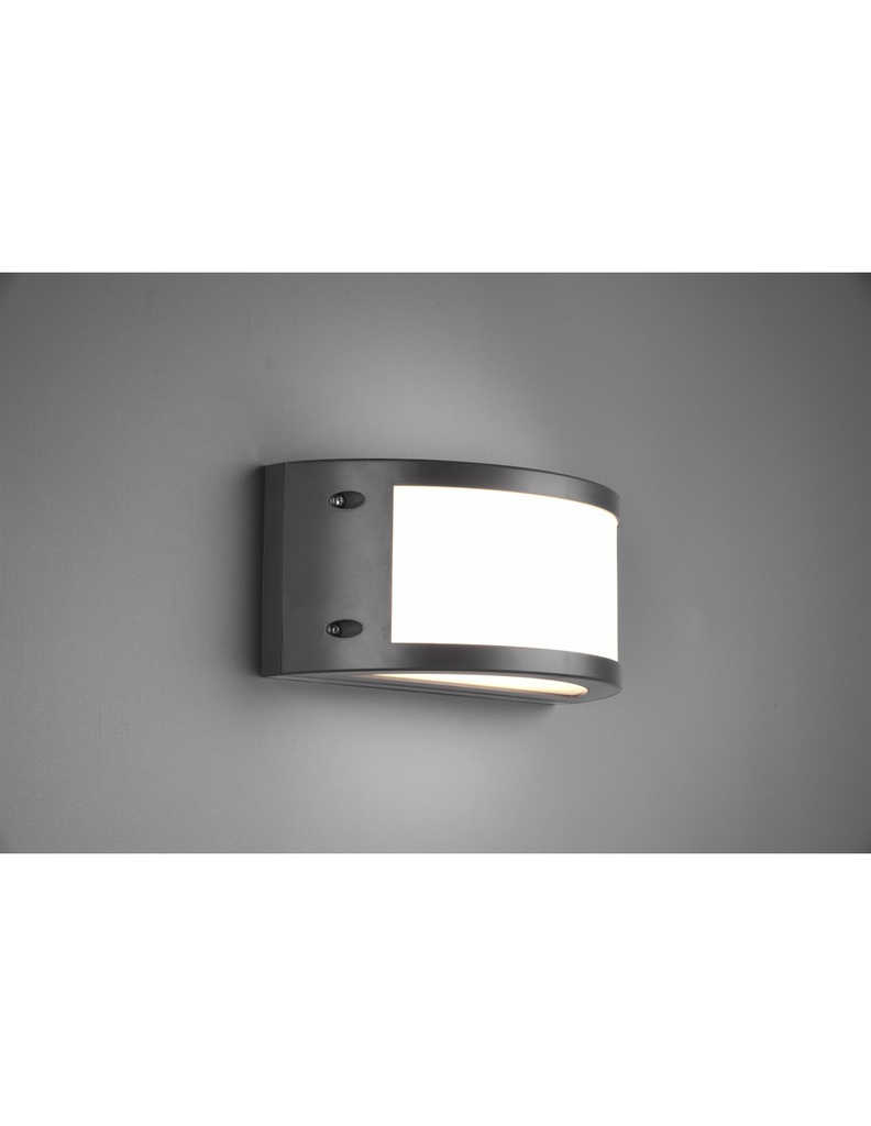 Applique Da Esterno Kendal Led IP54 Antracite L24 cm Trio Lighting