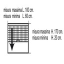 SOTTILE VERTICALE 100X170 MARRONE