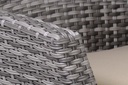 Salotto Amalia Polyrattan grigio con cuscini