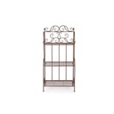 Scaffale 3 Piani Melanie Marrone cm 124 h