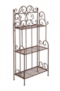 Scaffale 3 Piani Melanie Marrone cm 124 h