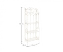 Scaffale Emily 4 Piani cm 59 x 28 x 167 h