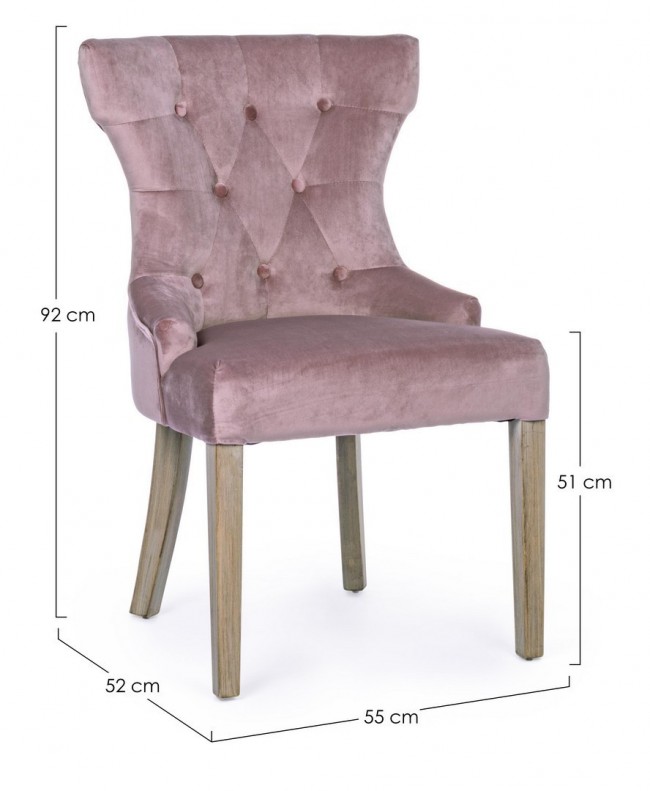 2x Sedia Azelia Woodrose  BZ