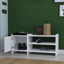 Scarpiera Sunno con Anta Bianco 44x100x35 cm