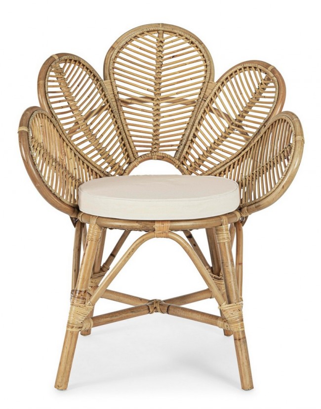 2x Sedia C-Br C-C Flores Naturale  