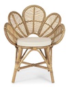 2x Sedia C-Br C-C Flores Naturale  