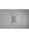 Applique Doppia Luce 2xE27 Vannes Nichel H18 cm Trio Lighting