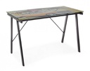 Scrivania Young California piano in vetro 113x58 cm