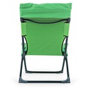 Sdraio pieghevole Relax imbottita SFOD Verde 60x90xh86 cm