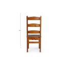 Sedia Chateux legno acacia rustica anticata