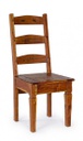 Sedia Chateux legno acacia rustica anticata