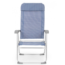 Sedia a sdraio pieghevole schienale alto CROSS Blue