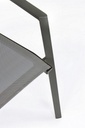 Sedia arredo giardino alluminio antracite Cruise