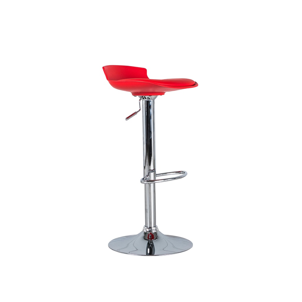 Sedia in similpelle rosso 39x40x69/90h cm 