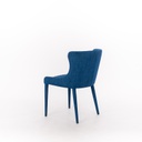 Sedia in tessuto blu 58x50,5x83h cm 