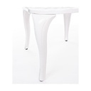 Sedia per esterno in alluminio Bianco FAENZA 44x46x h89 cm