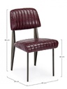 2x Sedia Nelly Bordeaux Vintage  