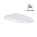 Sedile WC Cloud con chiusura soft - Bianco opaco