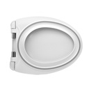 Sedile WC Cloud con chiusura soft - Bianco opaco