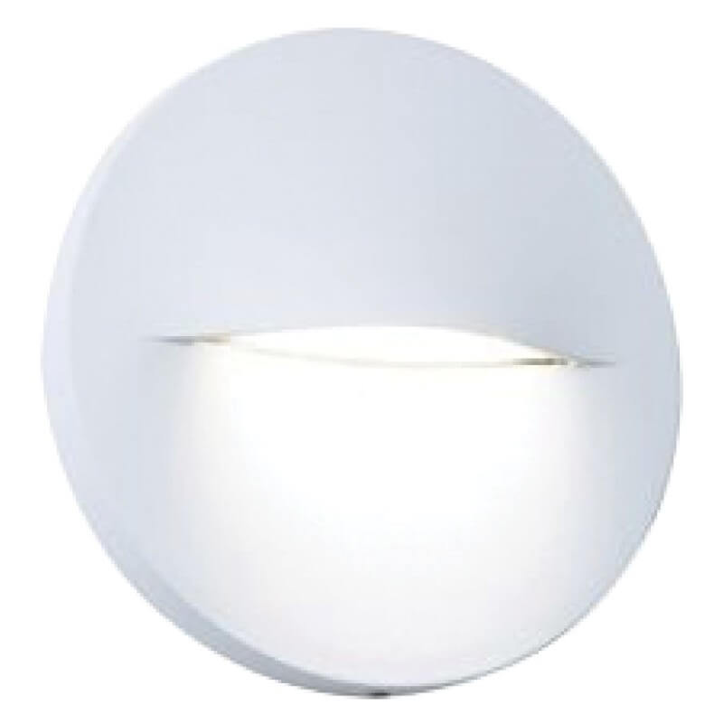 Segna passo tondo &quot;open&quot; bianco - 3 watt SOVIL