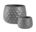 Set2 P.Vaso Pyramid Ciotola Antracite