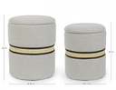 Set2 Pouf Contenitore Karina Grigio Ch