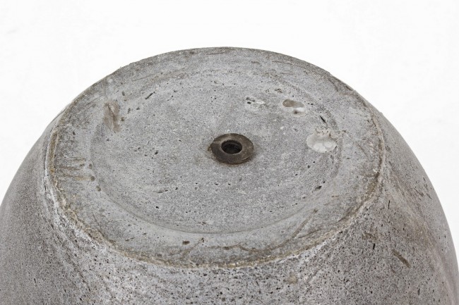 Set2 Vaso Cement Sfera Grigio  