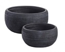 Set2 Vaso Graffiti Ciotola Nero  