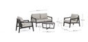 Set4 Salotto C-C Sirenus Antracite Yk13