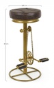 Sgabello Bar Cycle Oro H80  